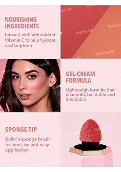 Sıvı Allık Love Cake Rengi 5.2 ml Mat Finish ile Canlılık Katın