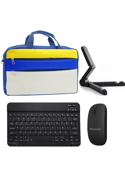 Xiaomi Redmi Pad 2 11 Inch ile Uyumlu Tablet Çanta+Bluetooth Klavye+Mouse+Tablet Standı SIYAH-AL4840