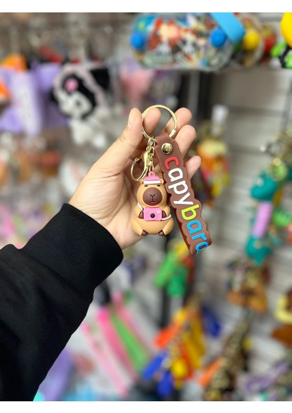 Capy Bara Vip Silikon Anahtarlık