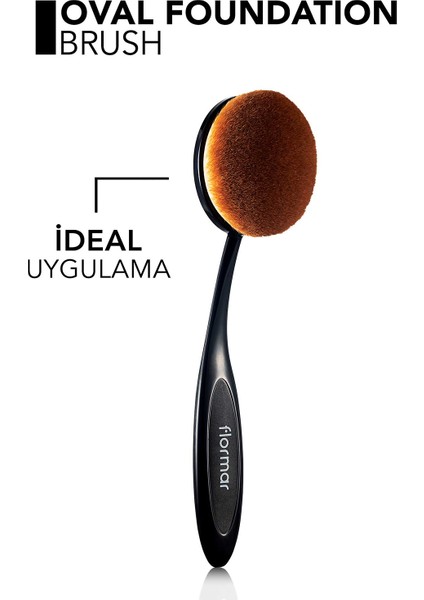 Oval Uçlu Sentetik Fondöten Fırçası (039) 8690604598496 fiyatları