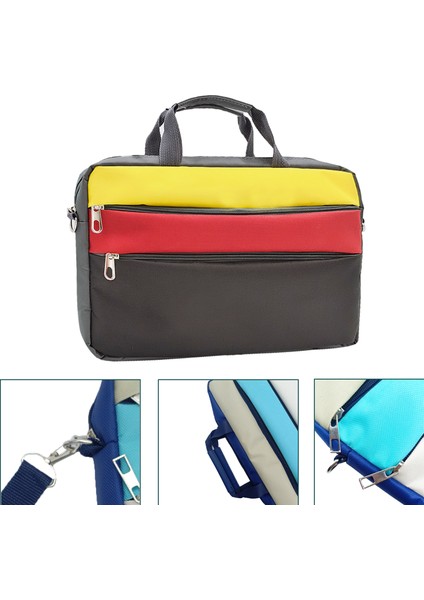 Samsung Galaxy Tab S10 Lite ile Uyumlu Tablet Macbook Laptop Tablet Çantası 2 Bölmeli AL4821