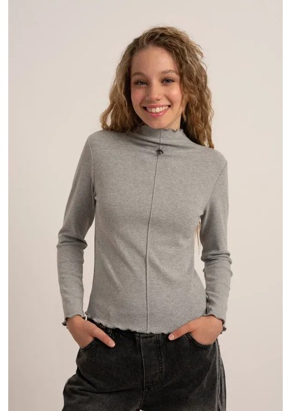 Kız Çocuk 7889 Nervüllü Bluz modelleri