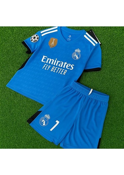 Real Madridd 2022/23 Sezonu Thibaut Courtois Kaleci Çocuk Forması fırsatları