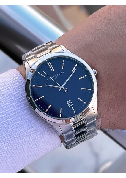 Italyan Tasarım Bileklik Hediyeli Çelik Kasa ve Kordon 3 Atm Erkek Kol Saati PC.0302.2 modelleri