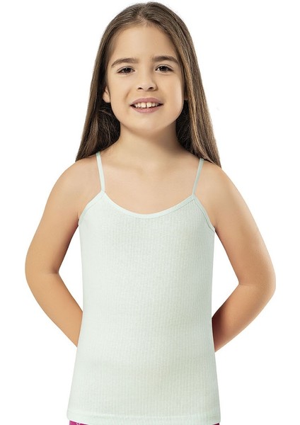 Fitilli Kız Ip Askılı Atlet-6 Adet