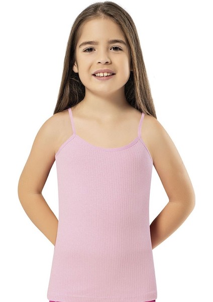 Fitilli Kız Ip Askılı Atlet-6 Adet