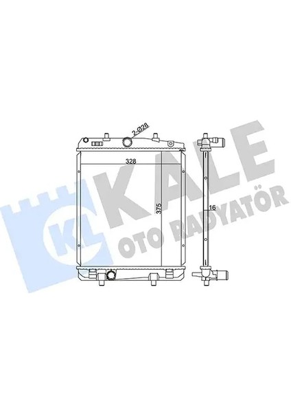 364600 Motor Radyatoru 1330P2 1330P3 16400YV010