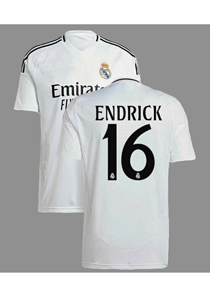 Endrick 2024-25 Yeni Sezonu Real Madrid Yetişkin Iç Saha Forması