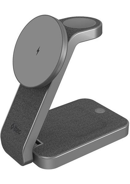 Aircharger Quattro Magsafe Uyumlu 4’ü 1 Arada iPhone + Apple Watch + Airpods LED Aydınlatmalı