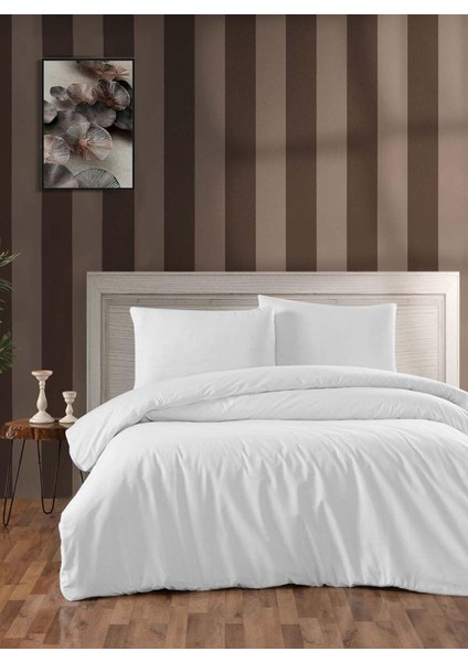 La Notte Saten Tek Kişilik Nevresim Takımı Düzboya Beyaz fiyatları