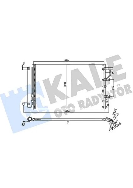 358245 Klima Radyatoru 976062F000 976062F001 S976062F000