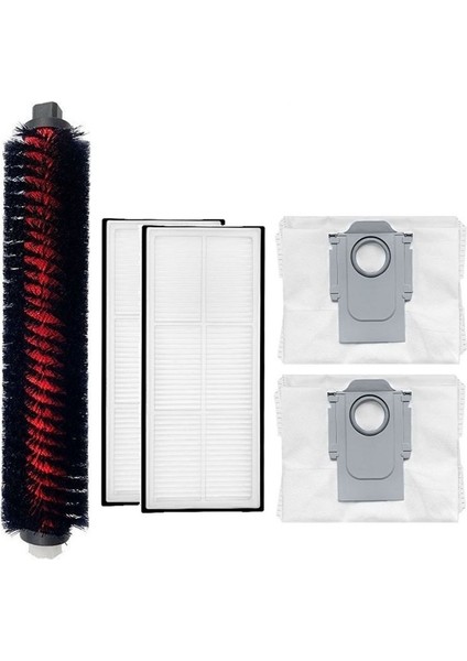 Roborock Için Yüksek Hızlı Temizlik Haddeleme Fırçası S8 S8 S8+ S8 Pro G20 Değiştirme Temizlik Haddeleme Fırçası Hepa Filtre Toz Çantası (Yurt Dışından)