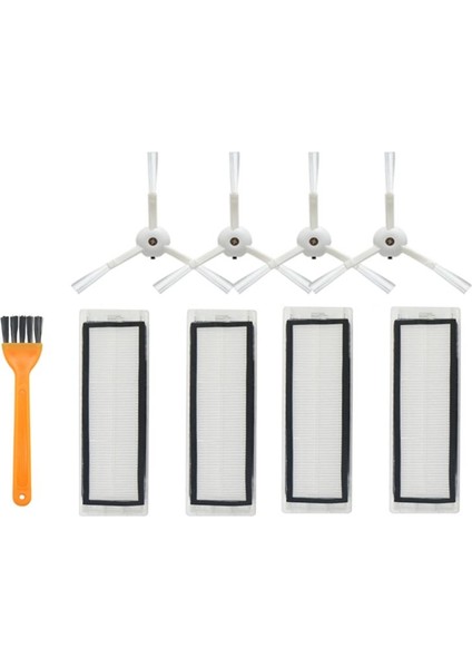 Xiaomi Mijia SDJQR01RR 1s / Roborock S50 S55 T6 T7 P50 Vakum Süpürge Yedek Parçaları Için Yıkanabilir Yan Fırça Filtresi (Yurt Dışından)