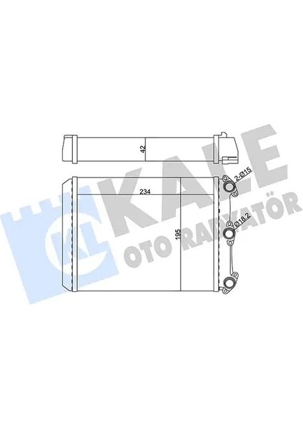 346640 Kalorifer Petegi A0018357801 A0028353001