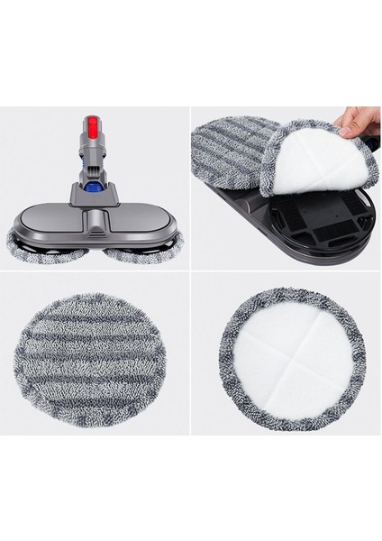 18PCS Superfine Fiber Fırça Baş Paspas Kumaşları Dyson V6 V7 V7 V8 V10 V11 Vakum Süpürücü (Yurt Dışından) modelleri