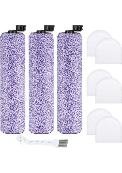 10PCS Roller Fırça Filtre Köpekbalığı Için Pamuk WD100 WD101 WD200 WD201 Kablosuz Vakum Süpürge Yedek Yedek Parçalar (Yurt Dışından)