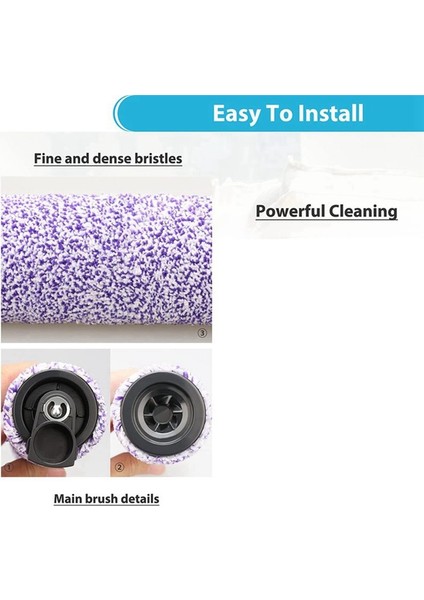 10PCS Roller Fırça Filtre Köpekbalığı Için Pamuk WD100 WD101 WD200 WD201 Kablosuz Vakum Süpürge Yedek Yedek Parçalar (Yurt Dışından) modelleri