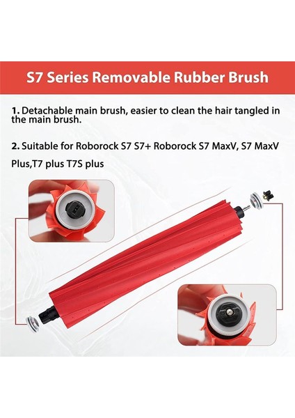 Roborock S7 Pro Ultra/s7 Maxv Ultra 6 x Toz Çantaları Için Aksesuar Seti Ana Roller Fırça Robot Vakum Süpürge Aksesuarları (Yurt Dışından) fırsatları