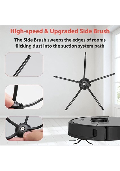 Roborock S7 Pro Ultra/s7 Maxv Ultra 6 x Toz Çantaları Için Aksesuar Seti Ana Roller Fırça Robot Vakum Süpürge Aksesuarları (Yurt Dışından) indirimleri