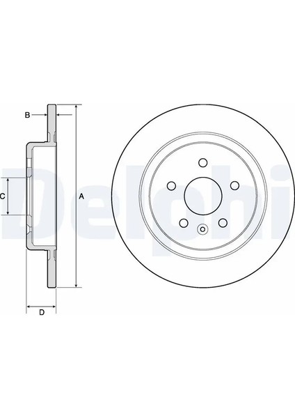 BG4760C Arka Fren Diski 13509120 13515914 95526572 (2 Adet Fiyatıdır)