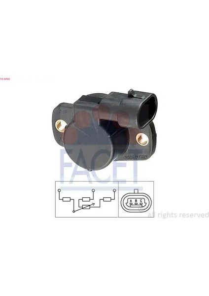 105093 Gaz Kelebegi Sensoru 7700273699 7701206371