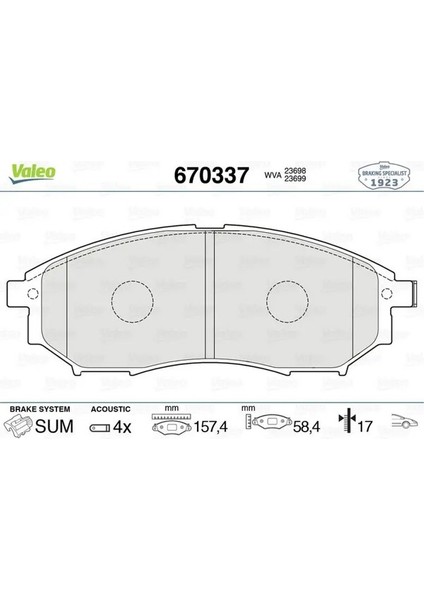 670337 On Fren Balatasi 410600023R 410603072R 41060CC090