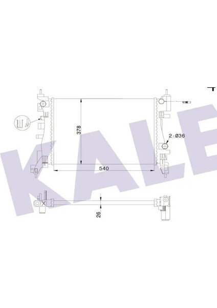 2501082AL Motor Radyatoru