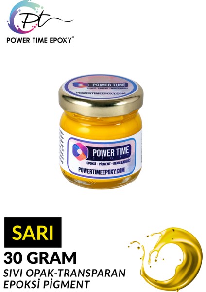 Opak & Transparan Sıvı Pigment Boya Epoksi Için 30 gr