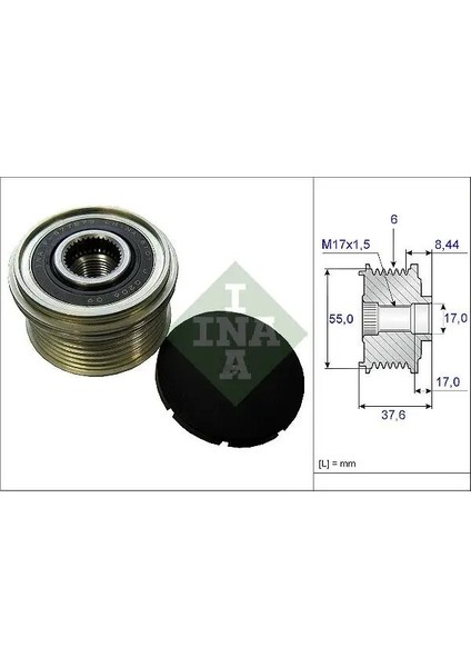 535024610 Alternator Kasnagi 1800A053 1800A121 1800A155