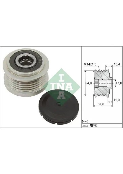 535027810 Alternator Kasnagi 1202373 1202374 1202472