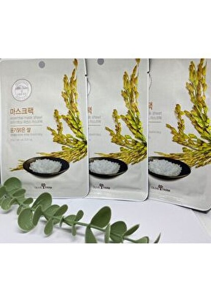 Olive Farm Pirinç Özlü Kağıt Yüz Maskesi Canlandırıcı Etki 23 g Tüm Cilt Tipleri İçin indirimleri