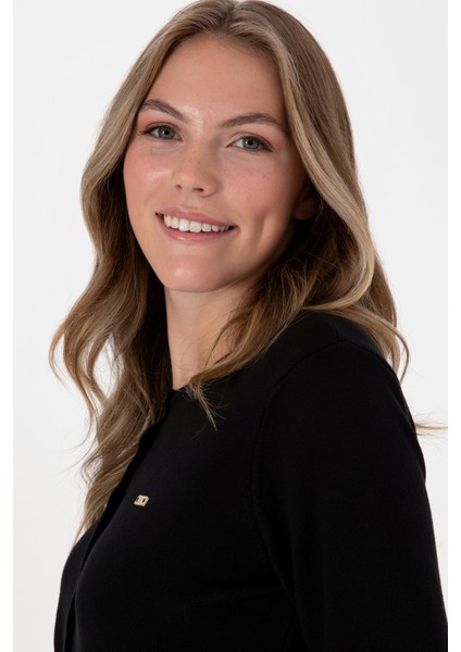 Kadın Siyah Hırka (Triko) 50307719-VR046 fiyatları