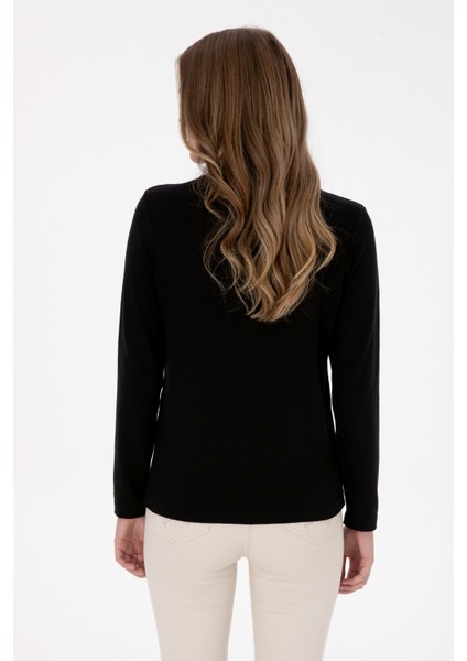 Kadın Siyah Hırka (Triko) 50307719-VR046 indirimleri