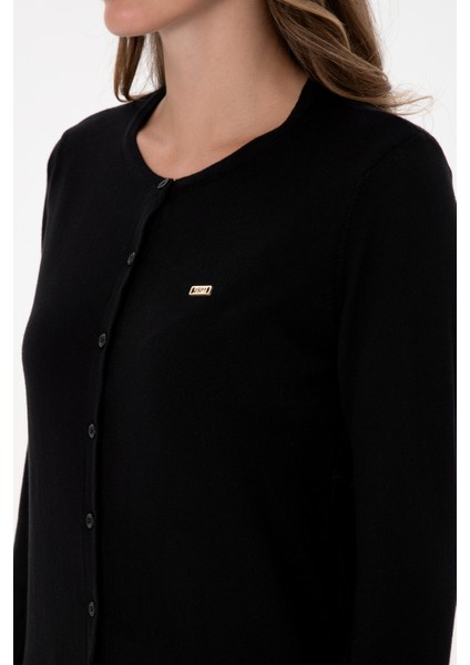 Kadın Siyah Hırka (Triko) 50307719-VR046