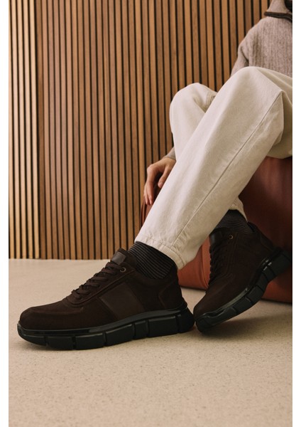 , Erkek Hakiki Deri Ayakkabı 1531025Z25102 Kahve