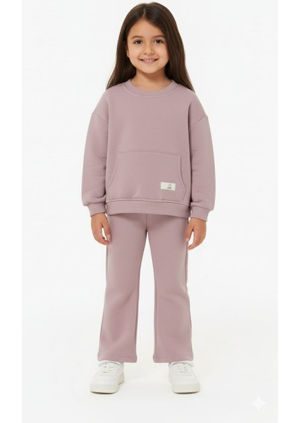 Kız Çocuk Şardonlu Basic Takım