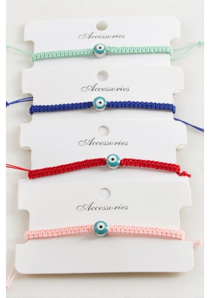 Nazar Makrome Örgülü Bileklik