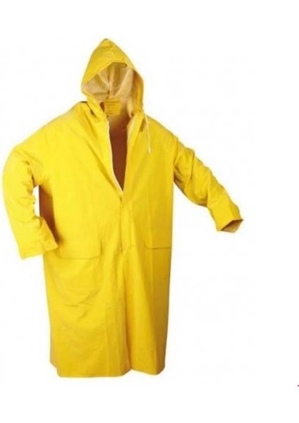 Sarı Yağmurluk Fermuarlı Xl Beden