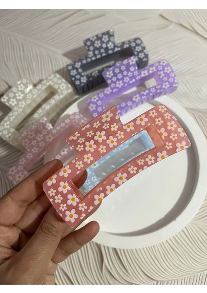 Çiçekli Mandal Toka