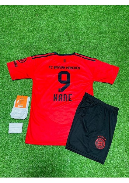 B.a.y.e.r.n M.ü.n.i.h 2024/25 Yeni Sezon Harry Kane Iç Saha Çocuk Forması 4'lü Set