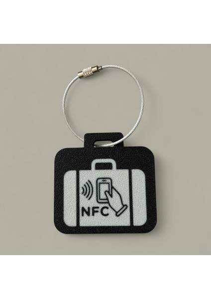 Akıllı Nfc Bavul Etiketi – Çelik Halka ile (Kırmızı, Mavi, Beyaz) indirimleri