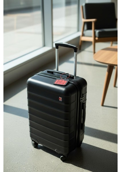 Akıllı Nfc Bavul Etiketi – Çelik Halka ile (Kırmızı, Mavi, Beyaz)