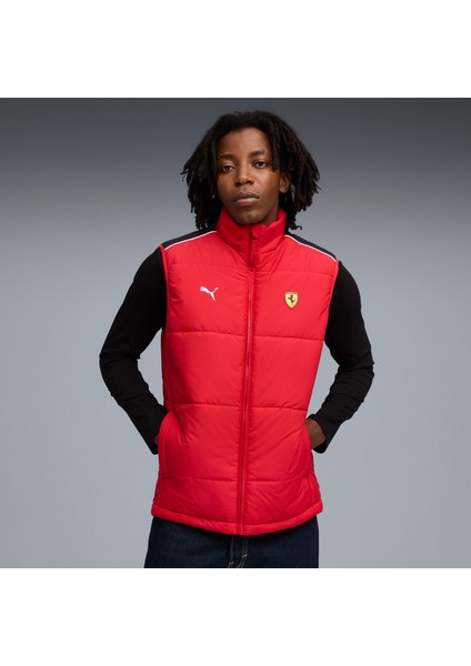Scuderia Ferrari Mt7 Padded Kırmızı Yelek.02