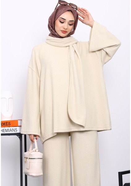 Taş Atkılı Tunik Pantolonlu Fitilli Takım modelleri