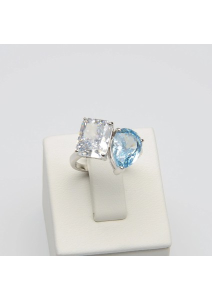 319 Ice Cut Gümüş Yüzük