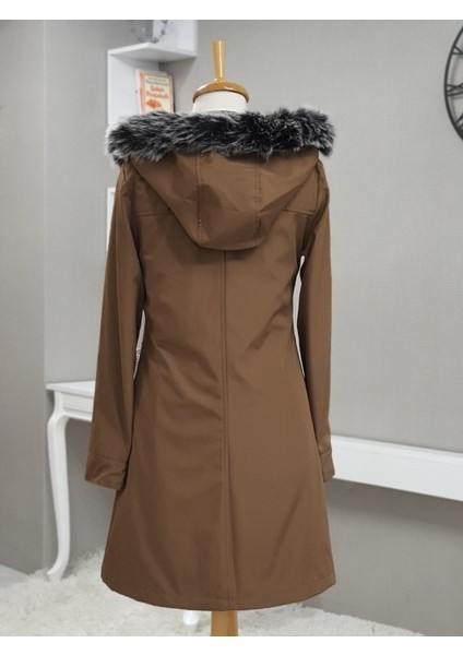 Alpaco Çıkma Kapşonlu Çıtçıtlı Cepli Kısa Kaban -Taba -Collectıon modelleri