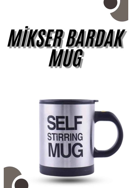 Techmrt Karıştırıcı Özellikli Mikser Kupa Bardak Kompakt Taşınabilir Mug
