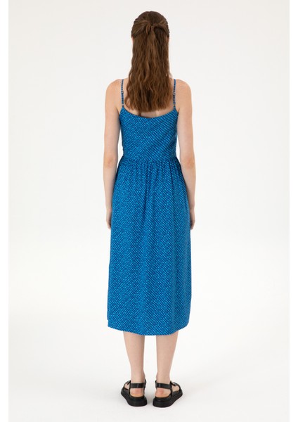 Kadın Lacivert Elbise (Dokuma) 50306641-VR033 fırsatları