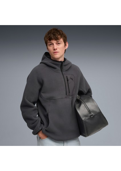 Tech Half Zip Erkek Gri Sweatshirt.44