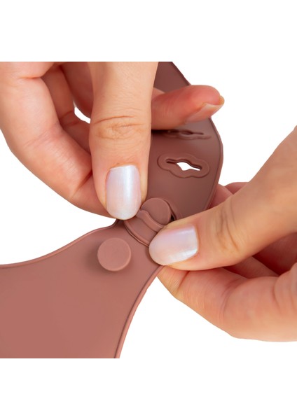 Mini Silikon Önlük Mocha